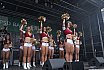 ELF: Die Pyromaniacs Cheerleader beim Heimspiel von Rhein Fire gegen die Hamburg Seadevils am  13.08.2023