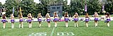 Die Cheerleader beim Spiel Frankfurt Universe vs Bad Homburg Sentinels am 26.08.2023