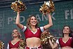 ELF: Die Pyromaniacs Cheerleader beim Heimspiel von Rhein Fire gegen die Hamburg Seadevils am  13.08.2023