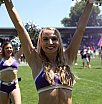 ELF: Die Frankfurt Galaxy Dancers beim Spiel der Frankfurt Galaxy vs Prague Lions am 29.06.2025