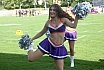 Die Cheerleader beim Spiel Frankfurt Universe vs Bad Homburg Sentinels am 26.08.2023