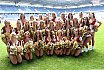 ELF: Die Pyromaniacs Cheerleader beim Heimspiel von Rhein Fire gegen die Hamburg Seadevils am  13.08.2023