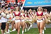 Die Cheerleader beim Spiel Rhein Fire vs Cologne Centurions am 23.07.2023