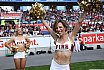 ELF: Die Pyromaniacs Cheerleader beim Heimspiel von Rhein Fire gegen die Hamburg Seadevils am  13.08.2023