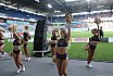 Die Cheerleader beim Spiel Rhein Fire vs Cologne Centurions am 23.07.2023