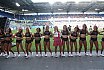 Die Cheerleader beim Spiel Rhein Fire vs Cologne Centurions am 23.07.2023