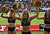 Die Cheerleader beim Spiel Rhein Fire vs Cologne Centurions am 23.07.2023
