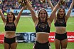 Die Cheerleader beim Spiel Rhein Fire vs Cologne Centurions am 23.07.2023
