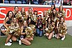 Die Cheerleader beim Spiel Rhein Fire vs Cologne Centurions am 23.07.2023