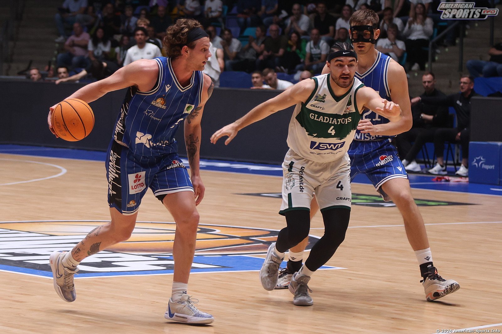 Pro A Playoffs Halbfinale Spiel 4: Fraport Skyliners vs Gladiators Trier 74:73 24.05.2024