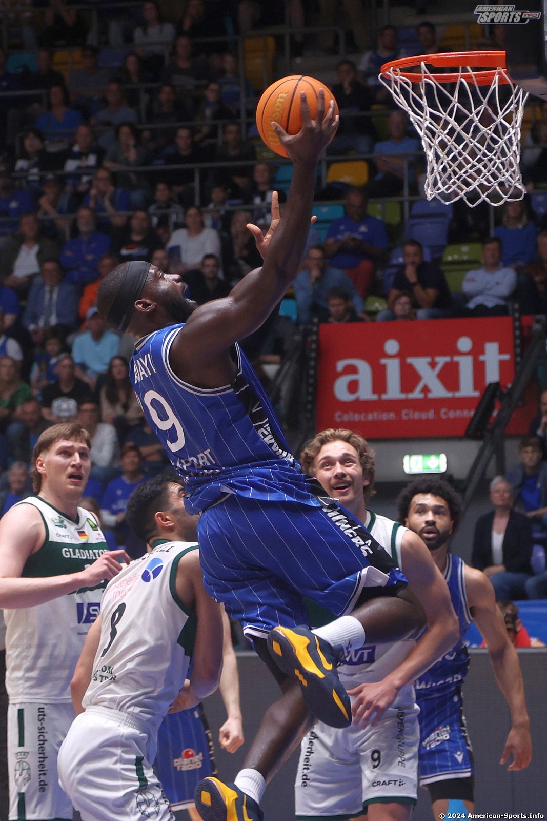 Pro A Playoffs Halbfinale Spiel 4: Fraport Skyliners vs Gladiators Trier 74:73 24.05.2024