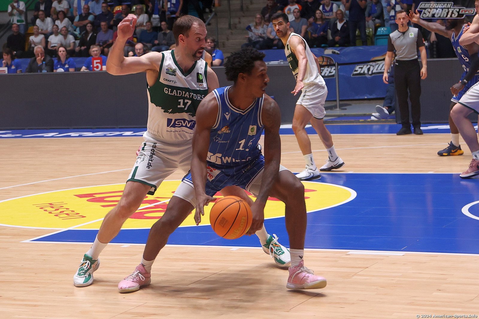 Pro A Playoffs Halbfinale Spiel 4: Fraport Skyliners vs Gladiators Trier 74:73 24.05.2024