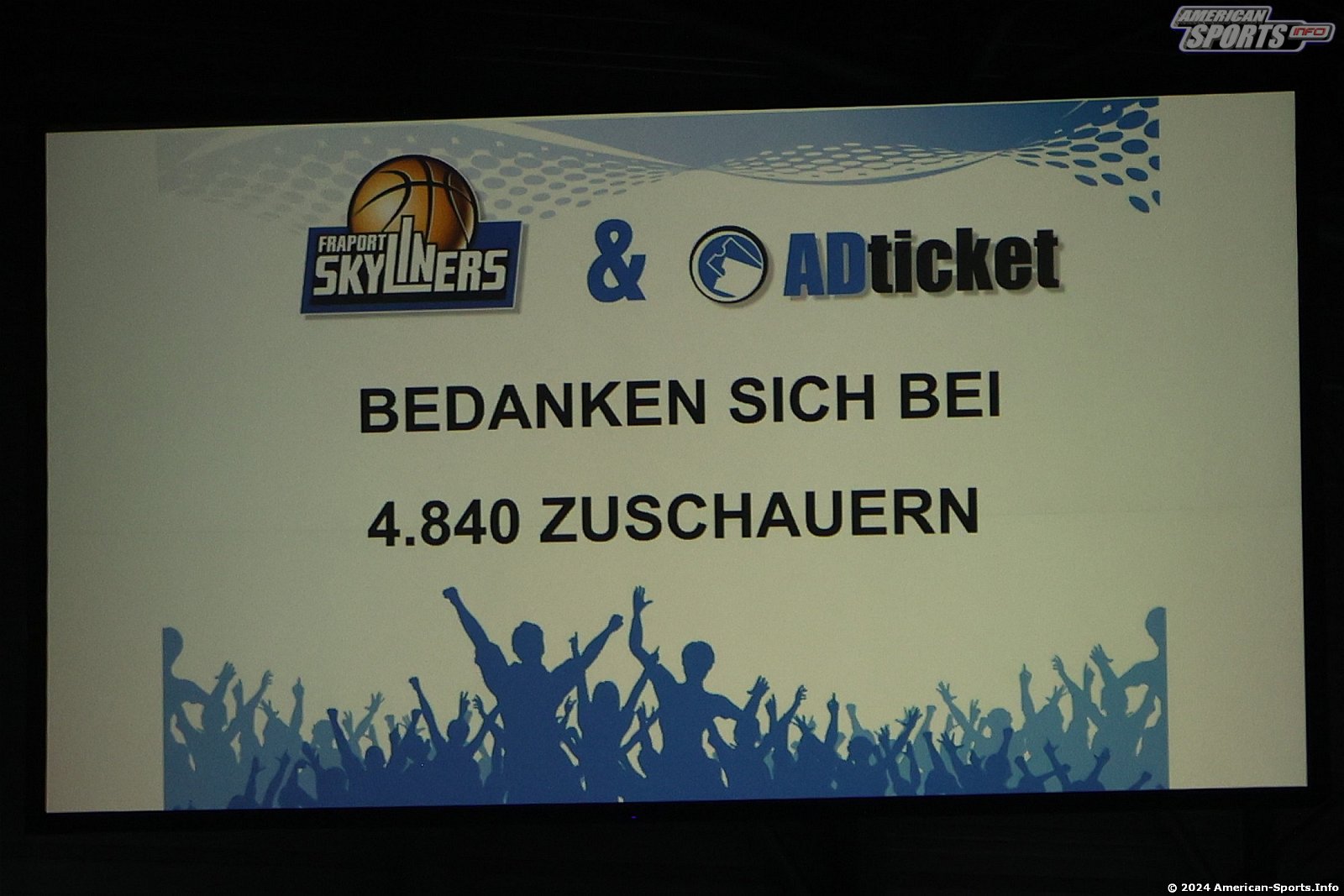Pro A Playoffs Halbfinale Spiel 4: Fraport Skyliners vs Gladiators Trier 74:73 24.05.2024