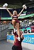 ELF: Die Pyromaniacs Cheerleader beim Spiel Rhein Fire vs Hamburg SeaDevils am 15.06.2025