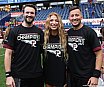 ELF: Die Pyromaniacs und die FlightCrew beim Spiel gegen  Berlin Thunder am 18.08.2024