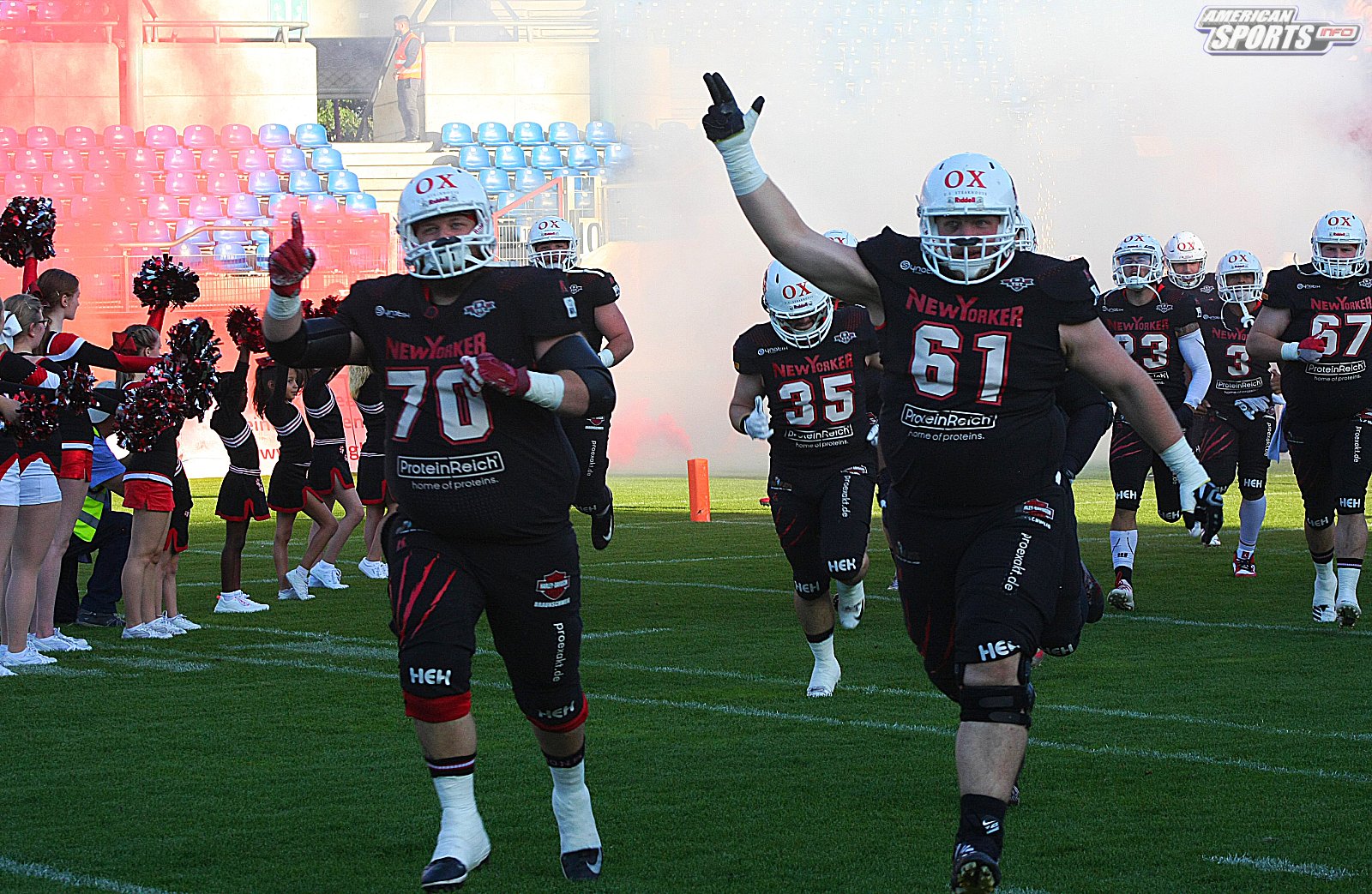 GFL Playoff Viertelfinale NewYorker Lions Braunschweig vs. Stuttgart Scorpions 70:3 21.09.19