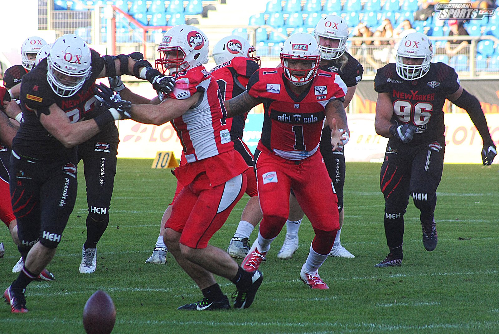 GFL Playoff Viertelfinale NewYorker Lions Braunschweig vs. Stuttgart Scorpions 70:3 21.09.19