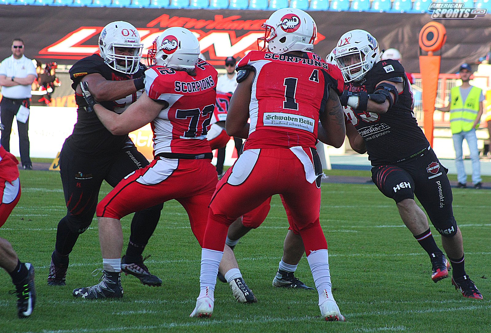 GFL Playoff Viertelfinale NewYorker Lions Braunschweig vs. Stuttgart Scorpions 70:3 21.09.19
