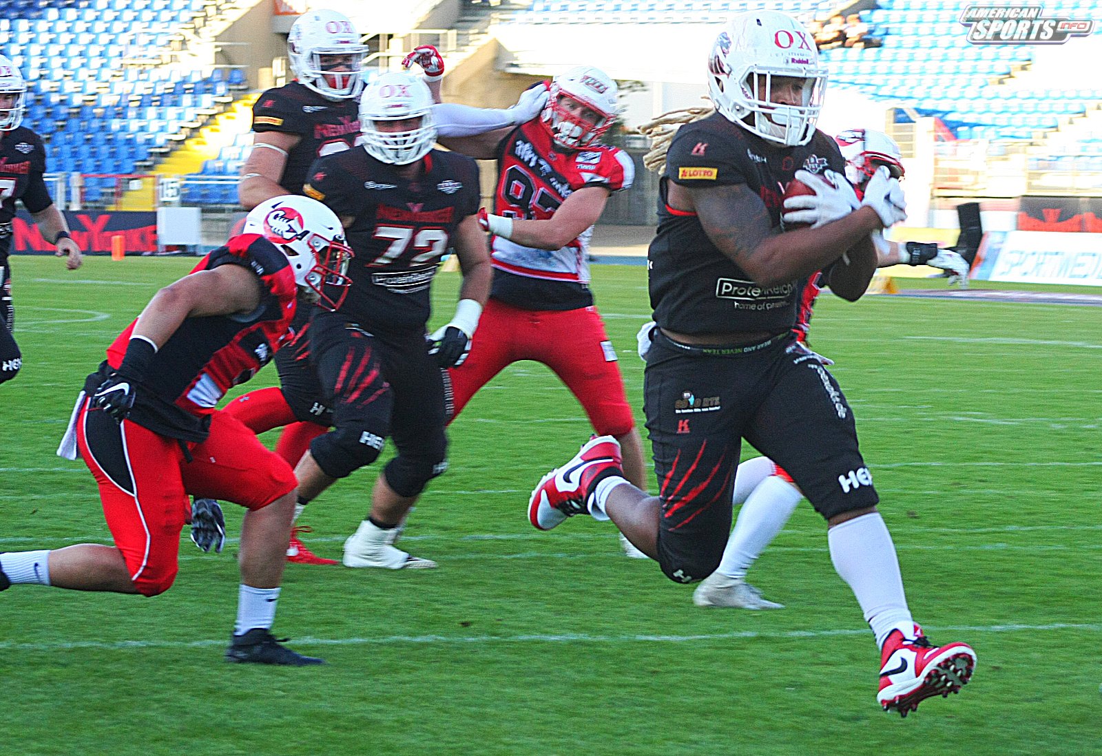 GFL Playoff Viertelfinale NewYorker Lions Braunschweig vs. Stuttgart Scorpions 70:3 21.09.19