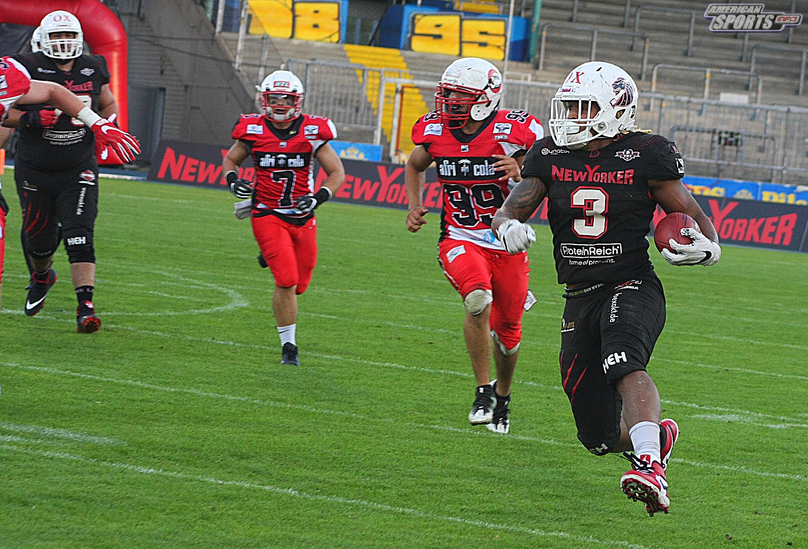 GFL Playoff Viertelfinale NewYorker Lions Braunschweig vs. Stuttgart Scorpions 70:3 21.09.19