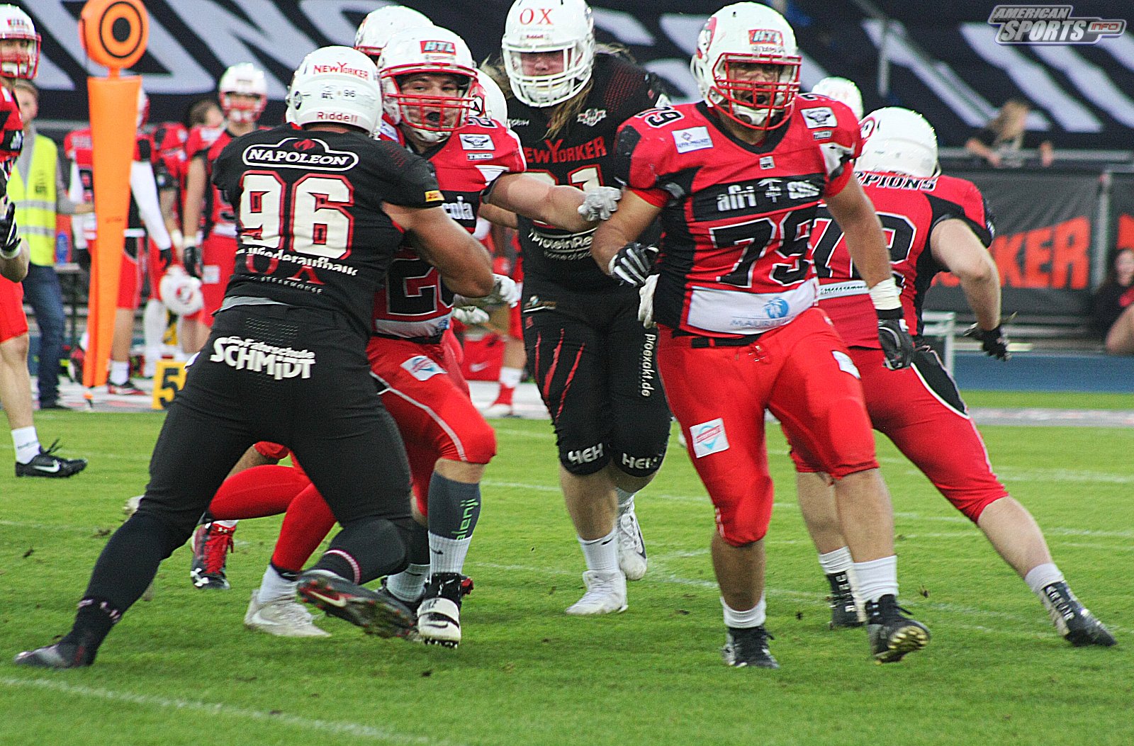 GFL Playoff Viertelfinale NewYorker Lions Braunschweig vs. Stuttgart Scorpions 70:3 21.09.19
