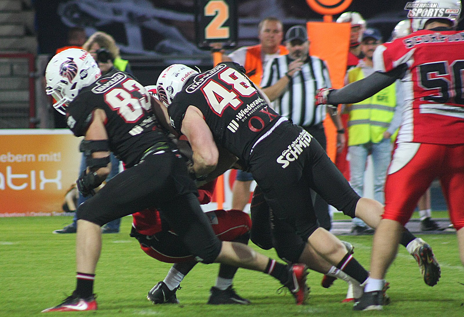 GFL Playoff Viertelfinale NewYorker Lions Braunschweig vs. Stuttgart Scorpions 70:3 21.09.19