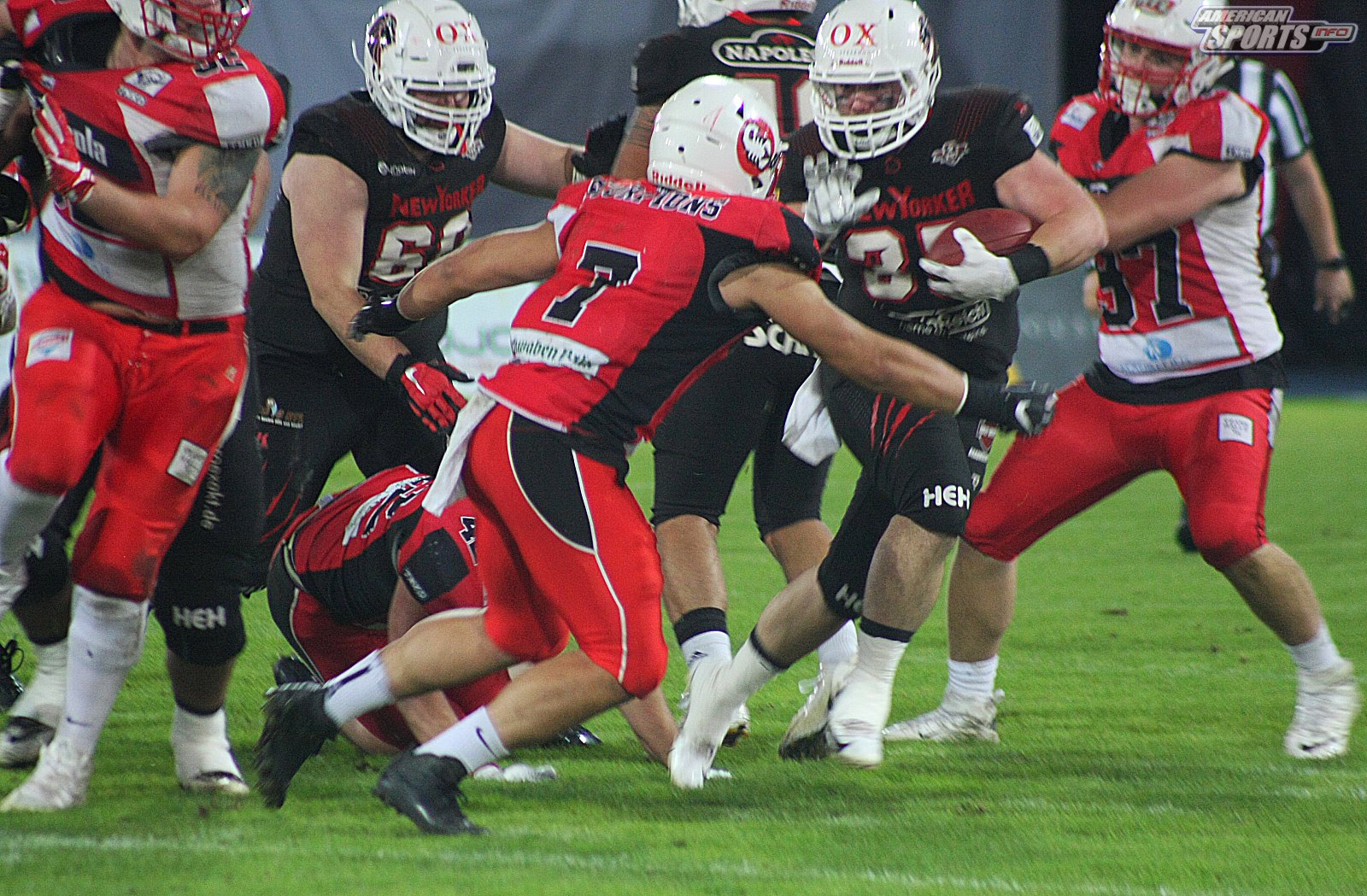 GFL Playoff Viertelfinale NewYorker Lions Braunschweig vs. Stuttgart Scorpions 70:3 21.09.19