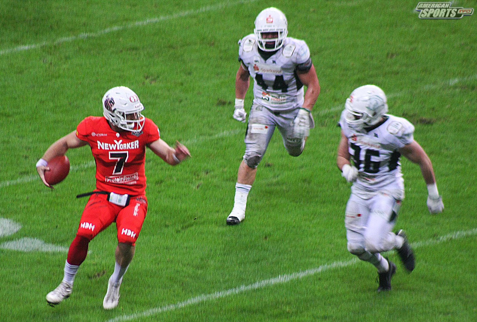 German Bowl XLI New Yorker Lions Braunschweig vs. Schwäbisch Hall Unicorns 10:07  12.10.19 Tribünensicht