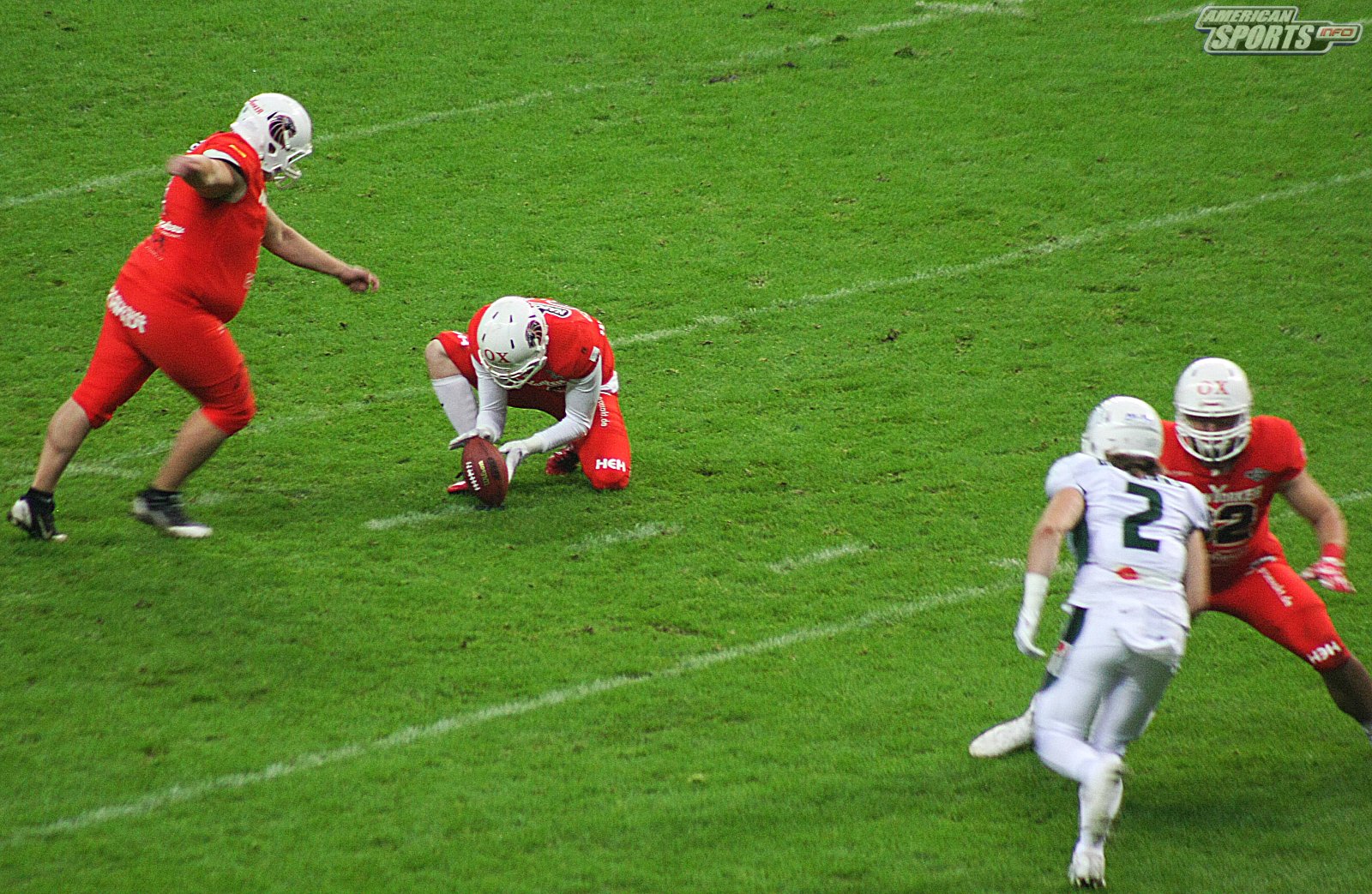 German Bowl XLI New Yorker Lions Braunschweig vs. Schwäbisch Hall Unicorns 10:07  12.10.19 Tribünensicht