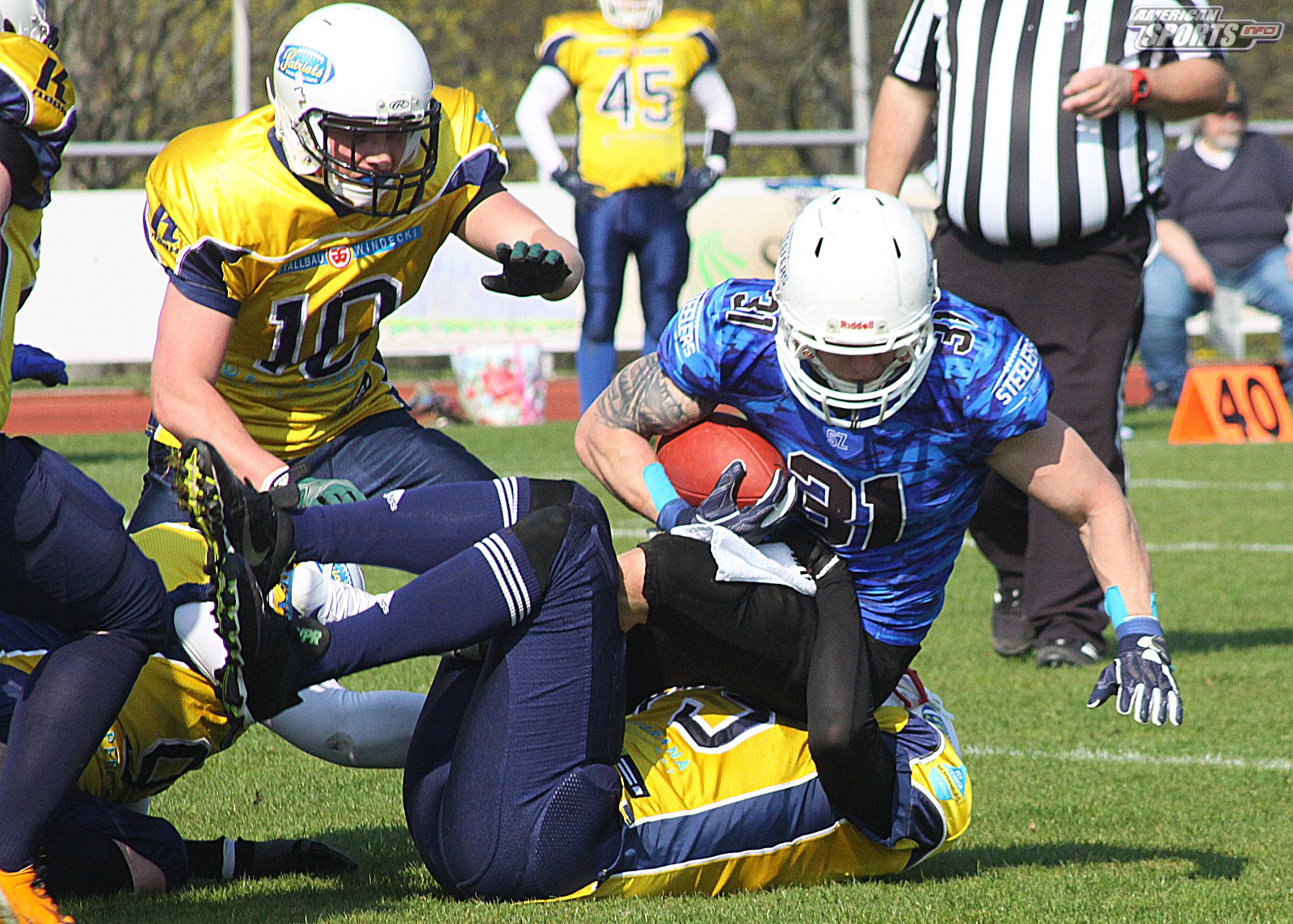 Preseason: Salzgitter Steelers vs Brandenburg Patriots 3:0 06.04.2019