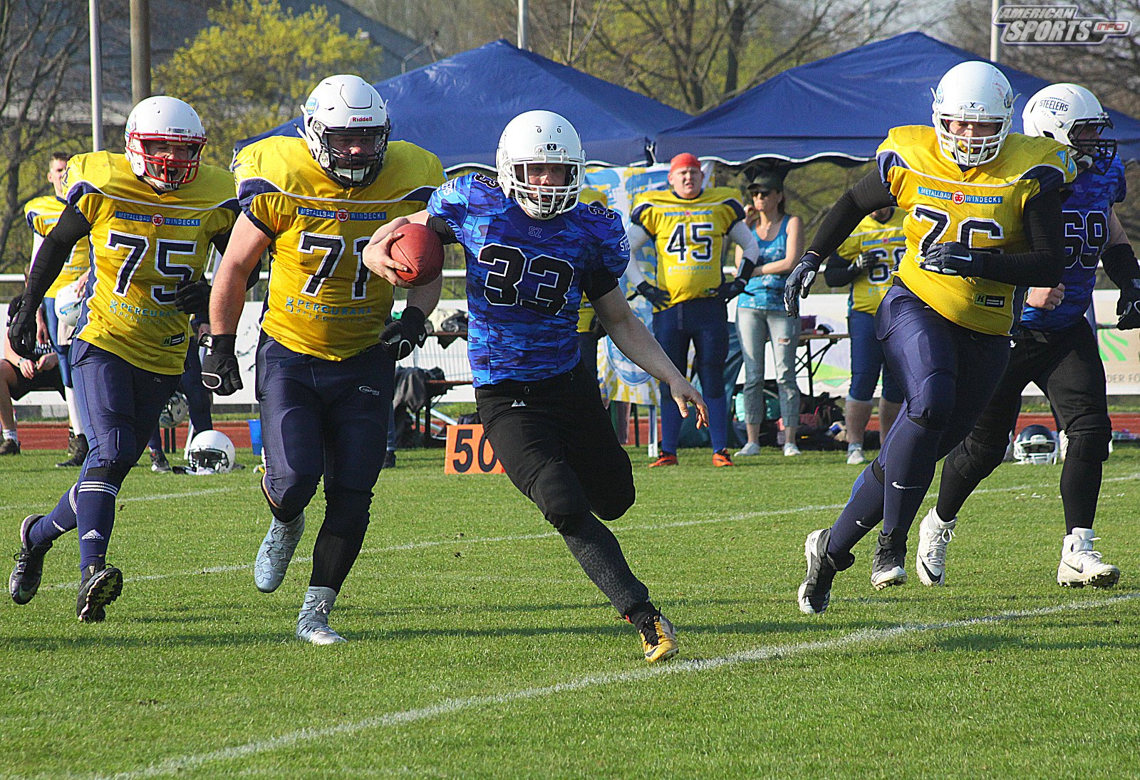 Preseason: Salzgitter Steelers vs Brandenburg Patriots 3:0 06.04.2019