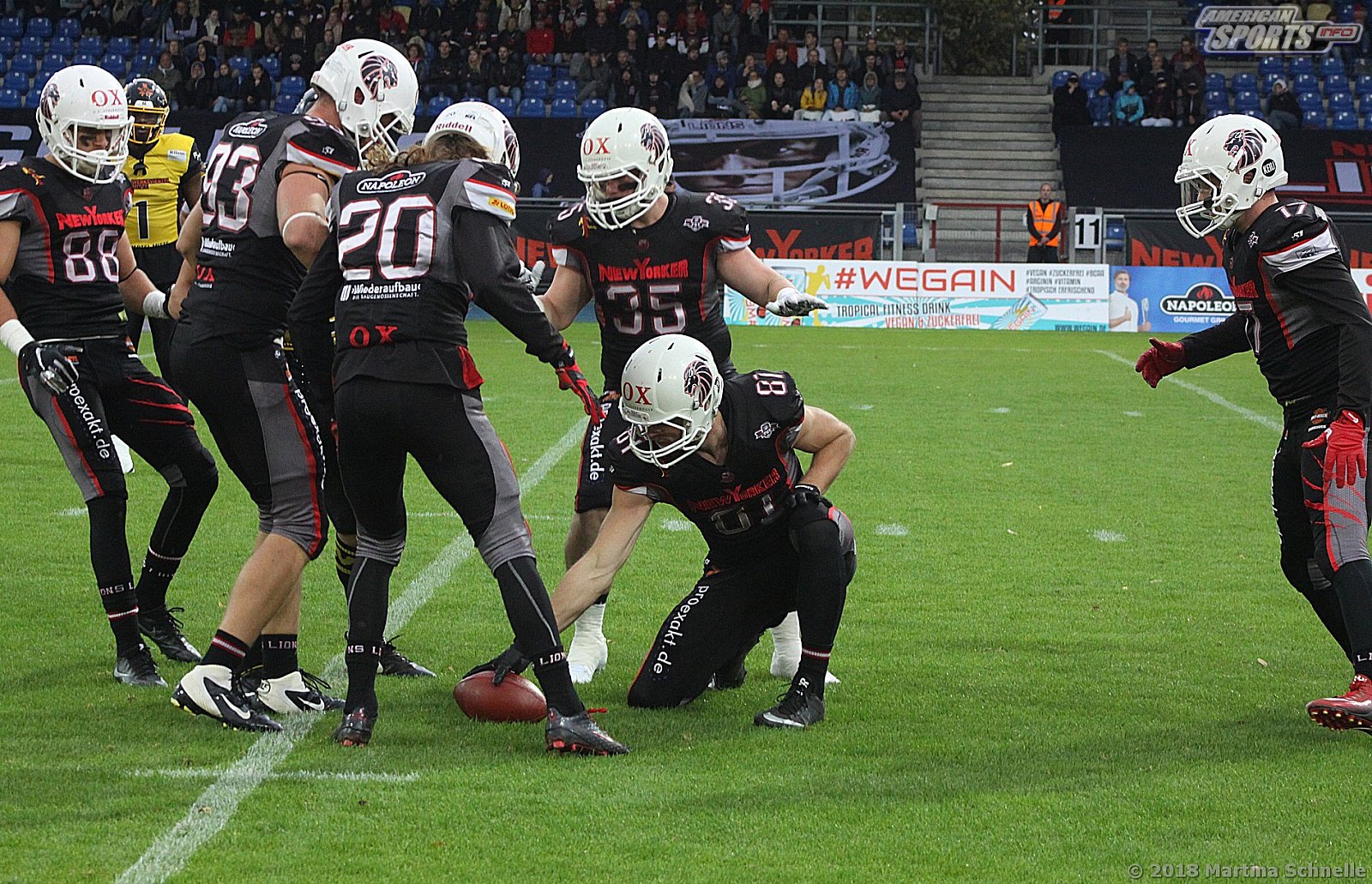 GFL Playoffs NewYorker Lions Braunschweig vs Munich Cowboys 59-14 22.09.2018