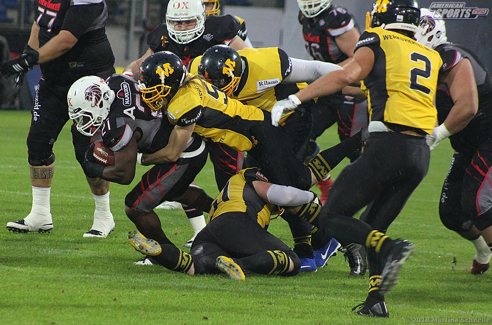 GFL Playoffs NewYorker Lions Braunschweig vs Munich Cowboys 59-14 22.09.2018