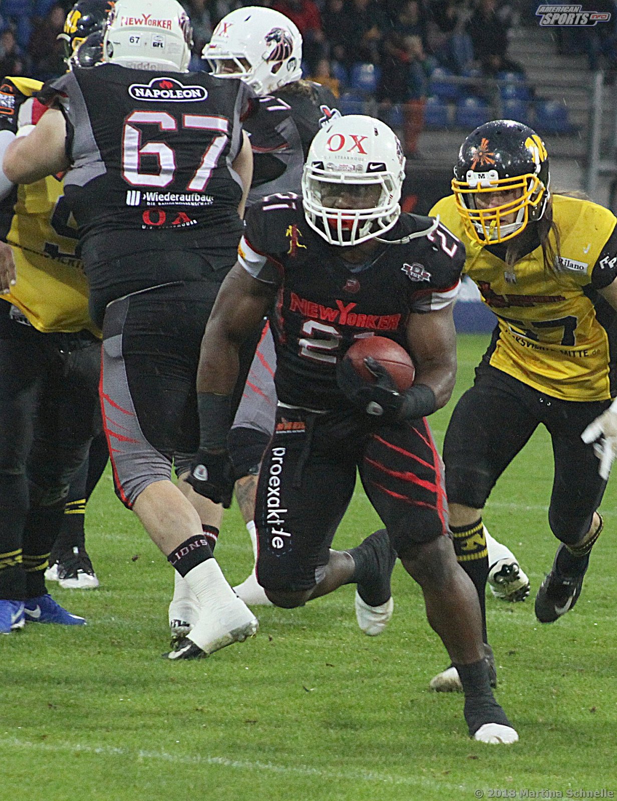 GFL Playoffs NewYorker Lions Braunschweig vs Munich Cowboys 59-14 22.09.2018