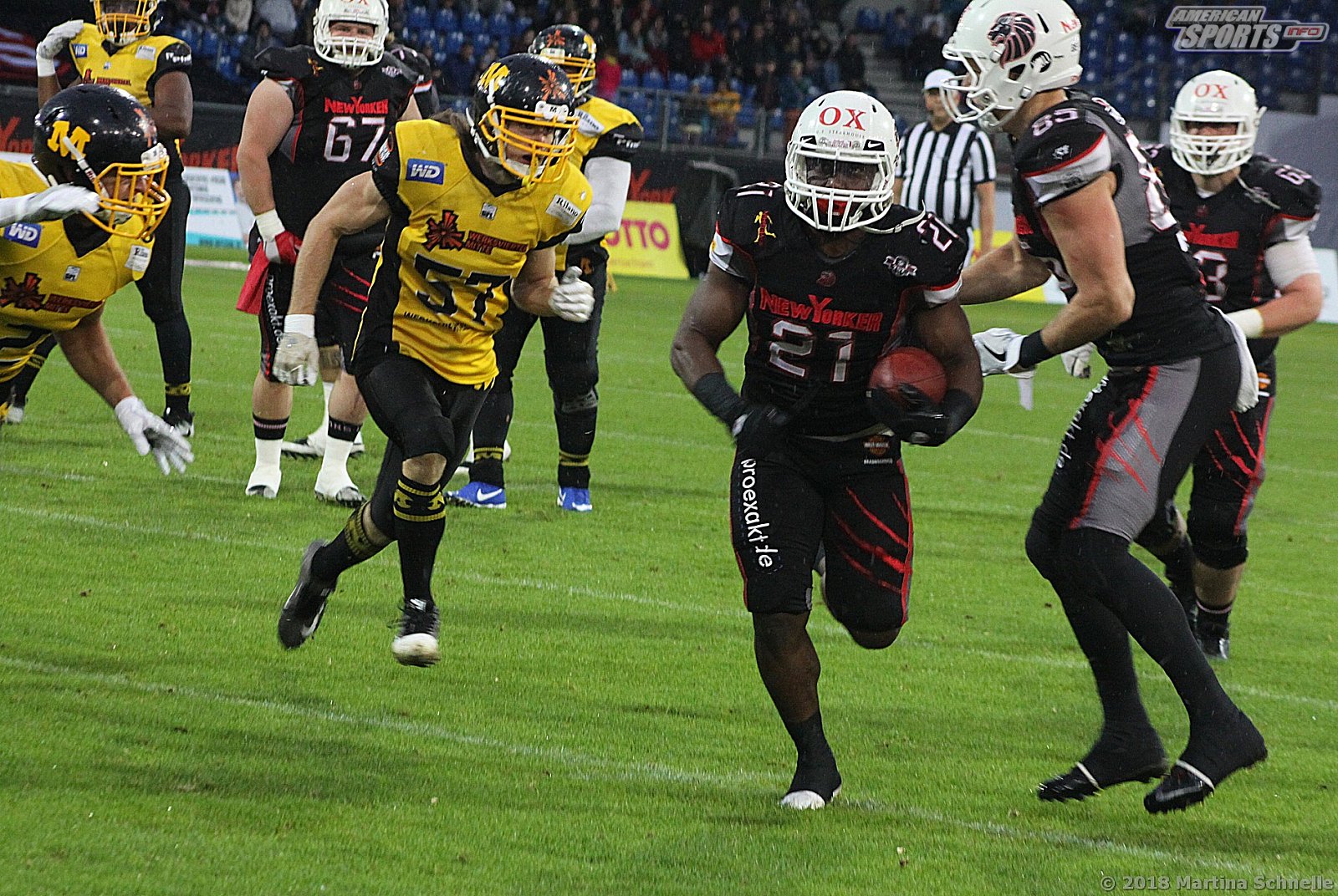 GFL Playoffs NewYorker Lions Braunschweig vs Munich Cowboys 59-14 22.09.2018