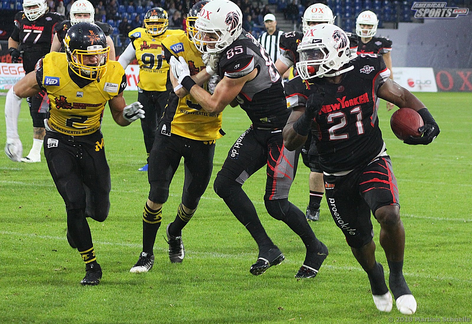 GFL Playoffs NewYorker Lions Braunschweig vs Munich Cowboys 59-14 22.09.2018