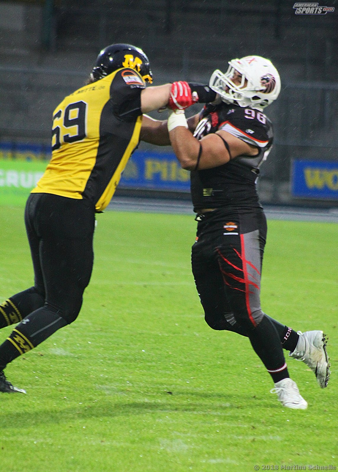 GFL Playoffs NewYorker Lions Braunschweig vs Munich Cowboys 59-14 22.09.2018