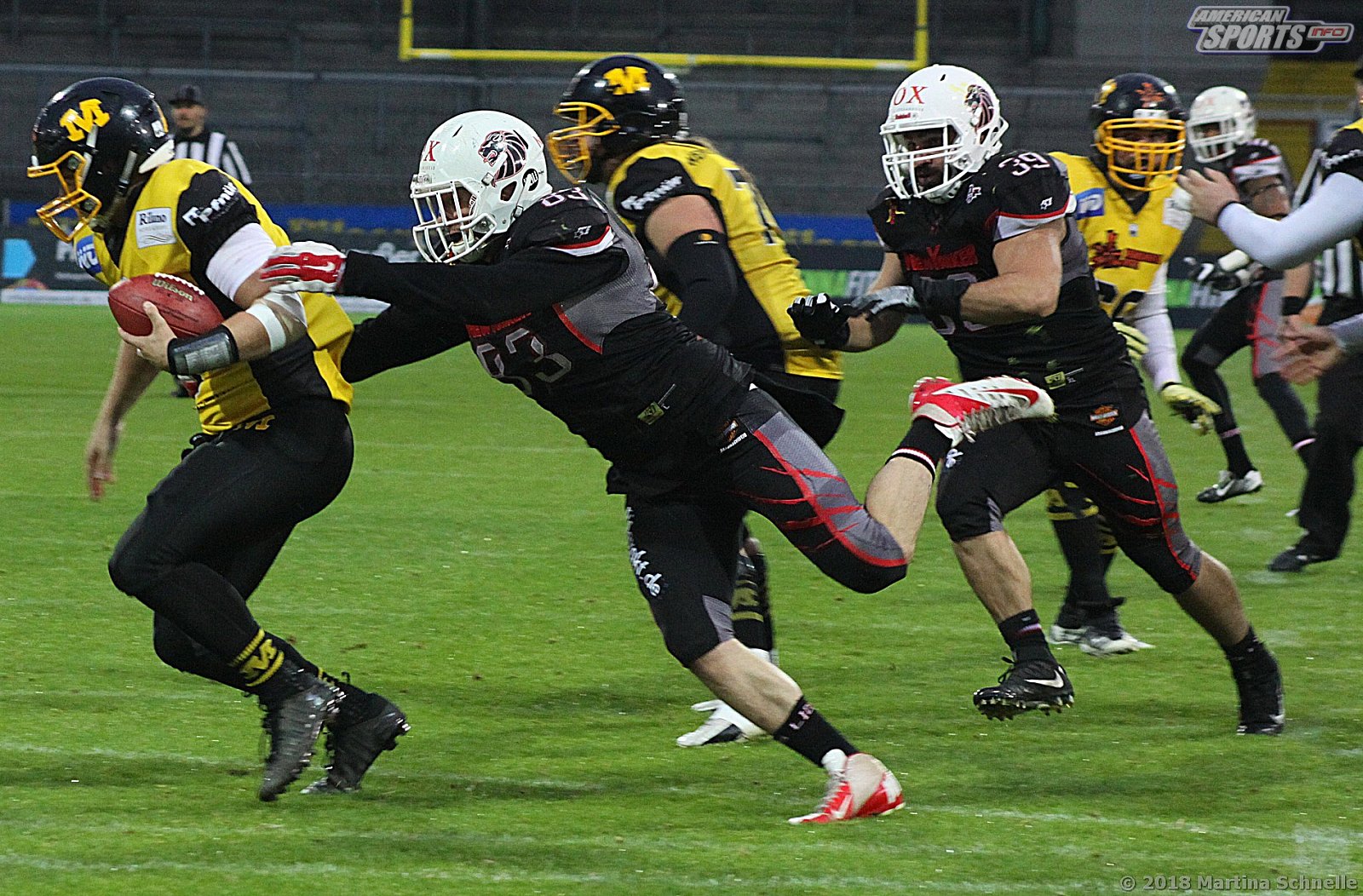 GFL Playoffs NewYorker Lions Braunschweig vs Munich Cowboys 59-14 22.09.2018