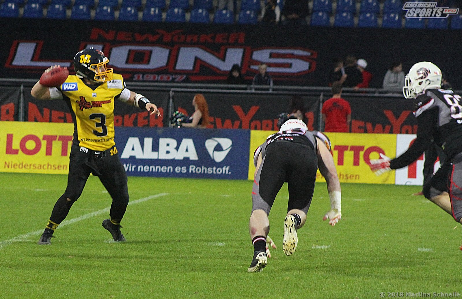 GFL Playoffs NewYorker Lions Braunschweig vs Munich Cowboys 59-14 22.09.2018
