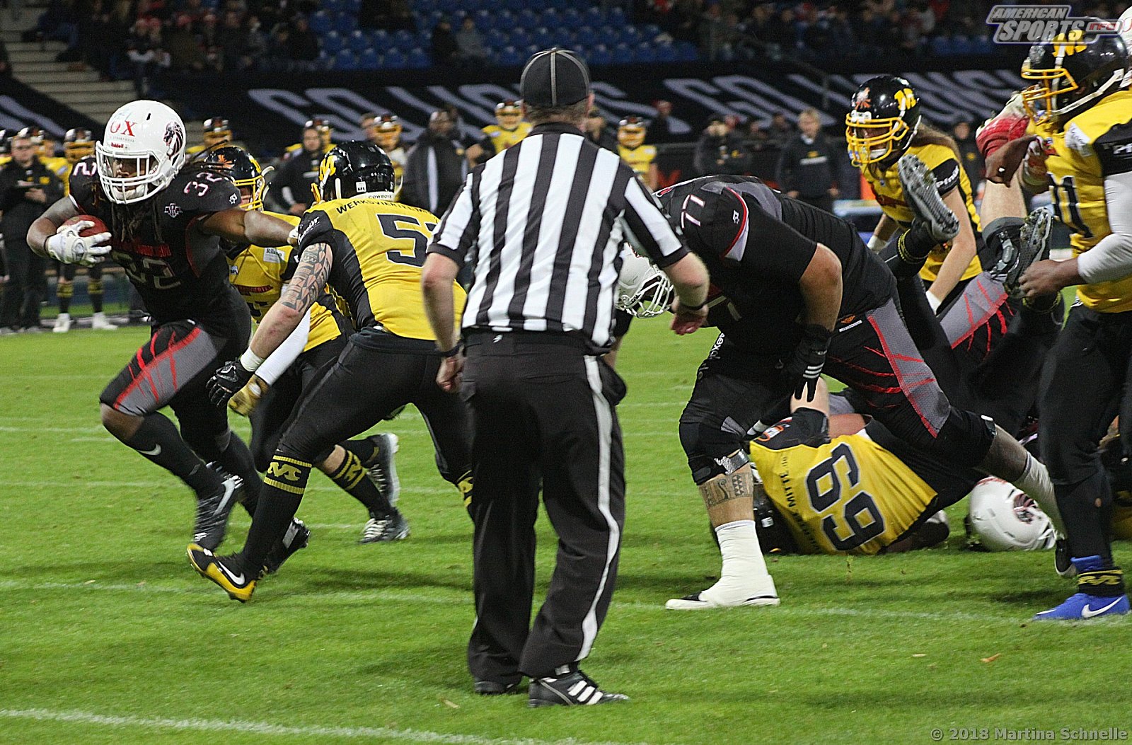 GFL Playoffs NewYorker Lions Braunschweig vs Munich Cowboys 59-14 22.09.2018