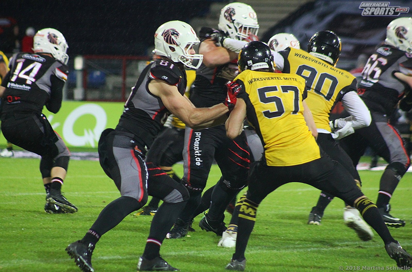 GFL Playoffs NewYorker Lions Braunschweig vs Munich Cowboys 59-14 22.09.2018