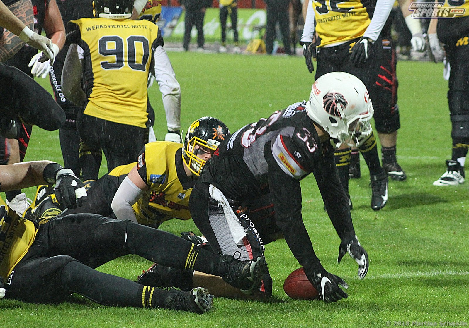 GFL Playoffs NewYorker Lions Braunschweig vs Munich Cowboys 59-14 22.09.2018