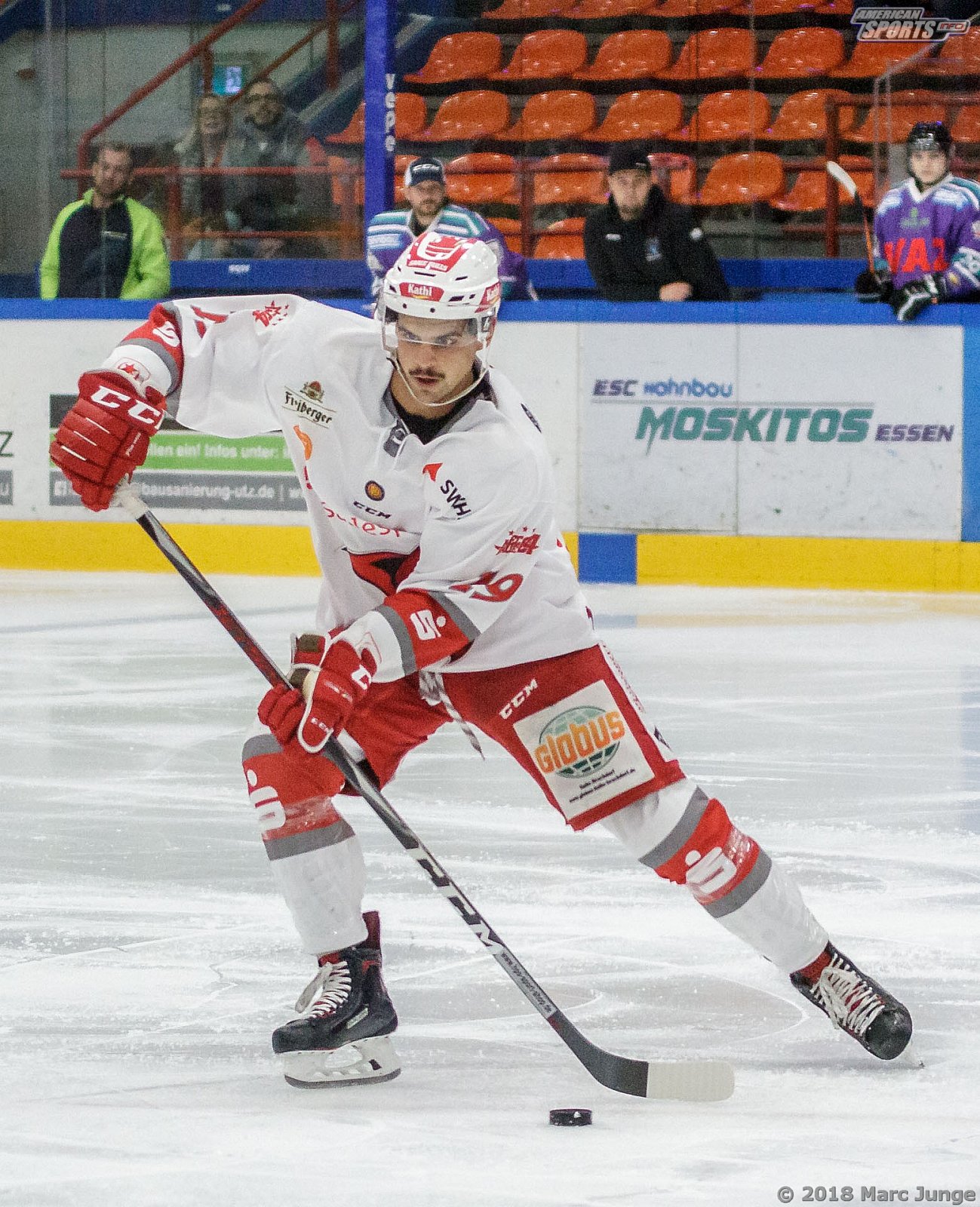 Oberliga Eishockey: Wohnbau Moskitos Essen vs Halle Saale Bulls	5:4 21.09.2018