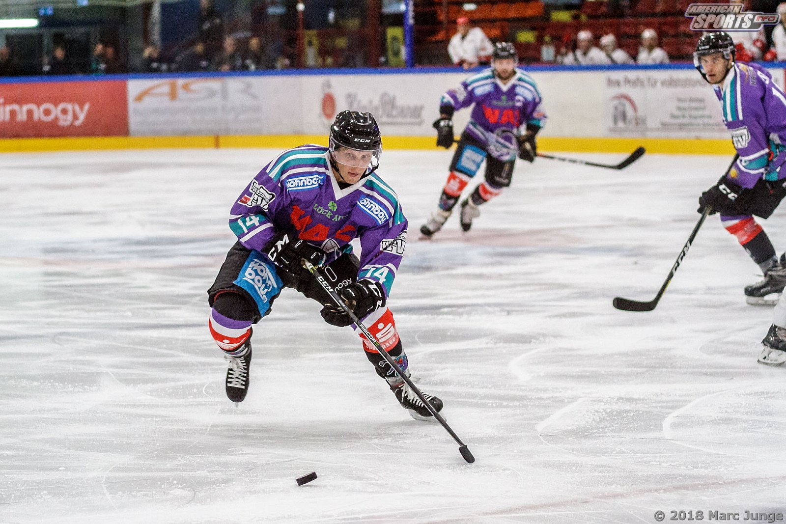 Oberliga Eishockey: Wohnbau Moskitos Essen vs Halle Saale Bulls	5:4 21.09.2018