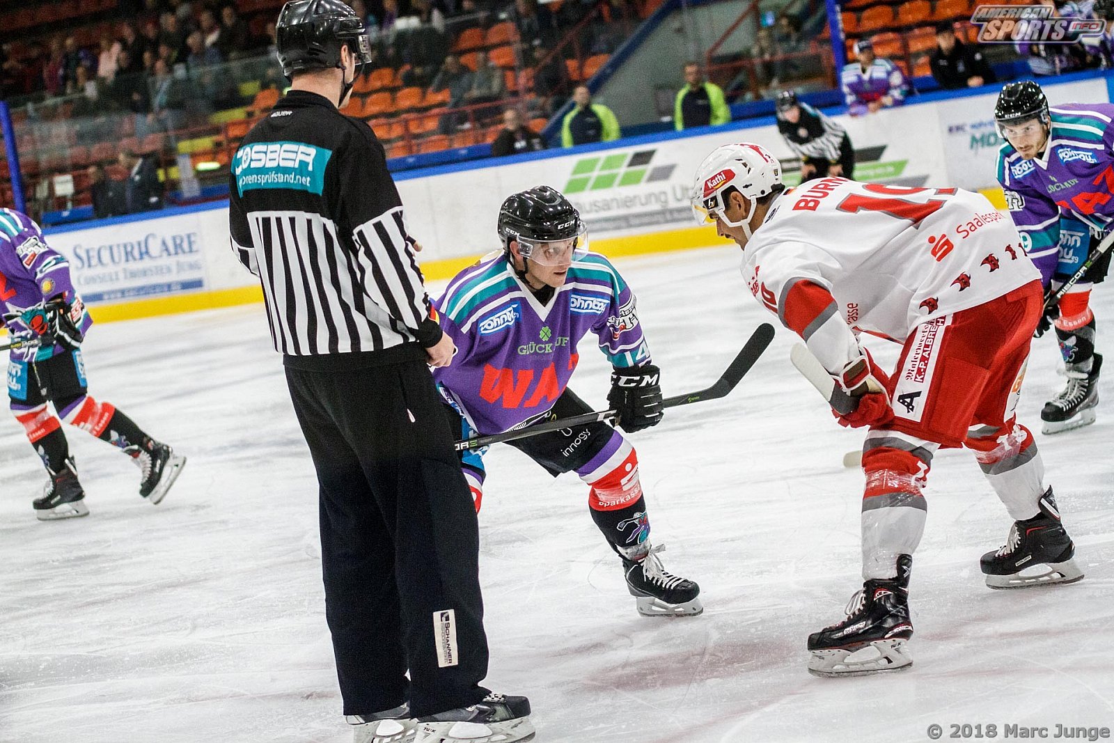 Oberliga Eishockey: Wohnbau Moskitos Essen vs Halle Saale Bulls	5:4 21.09.2018