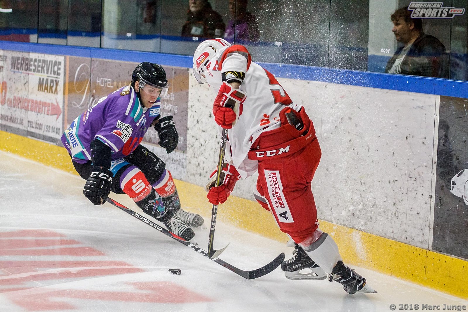 Oberliga Eishockey: Wohnbau Moskitos Essen vs Halle Saale Bulls	5:4 21.09.2018