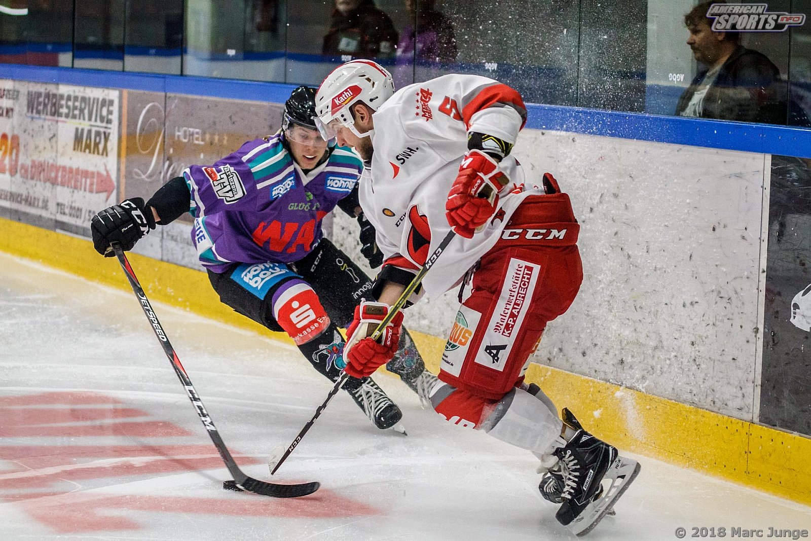 Oberliga Eishockey: Wohnbau Moskitos Essen vs Halle Saale Bulls	5:4 21.09.2018
