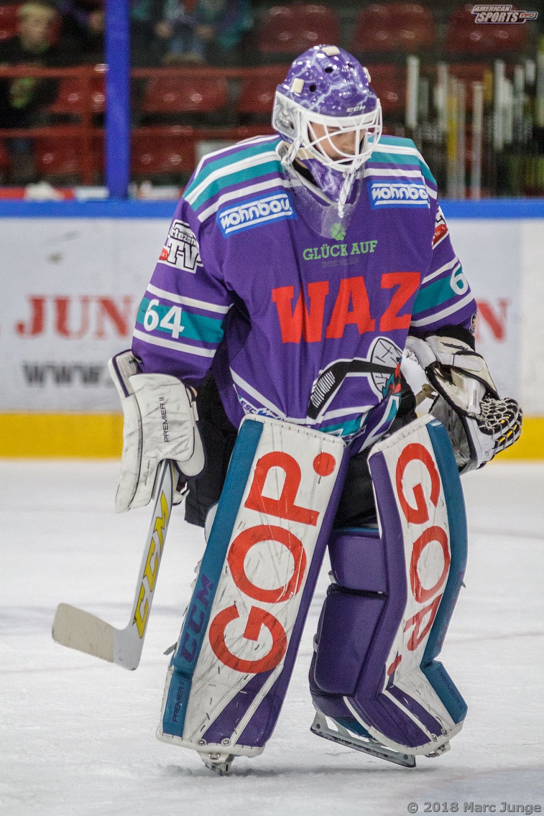 Oberliga Eishockey: Wohnbau Moskitos Essen vs Halle Saale Bulls	5:4 21.09.2018