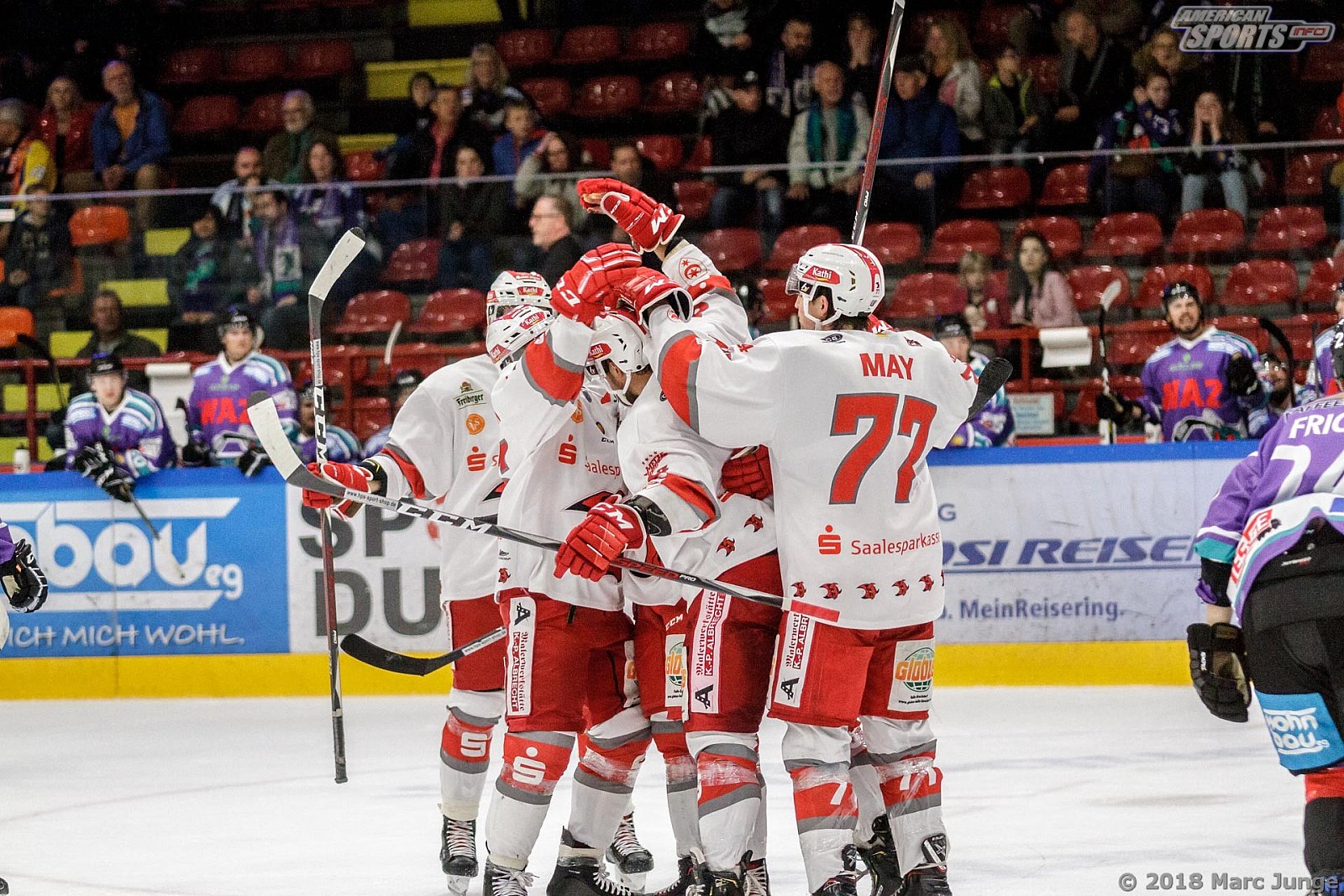 Oberliga Eishockey: Wohnbau Moskitos Essen vs Halle Saale Bulls	5:4 21.09.2018