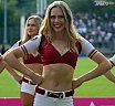 Die Cheerleader beim Spiel Galaxy vs Fire am 03.09.2023